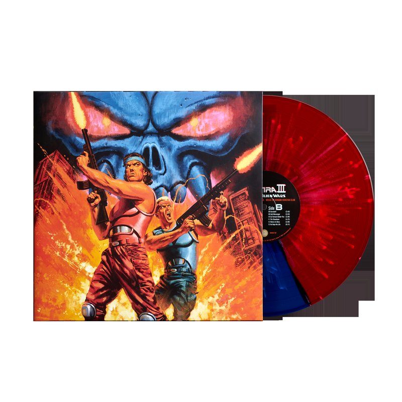 Виниловая пластинка Contra 3: The Alien Wars (Original Soundtrack) - Konami Kukeiha Club (1xLP Vinyl Record) — обложка