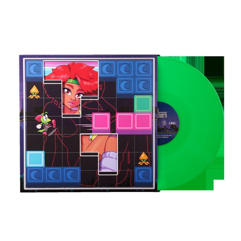 Виниловая пластинка CrawlCo Block Knockers (Original Video Game Soundtrack) - Opus Science Collective (1xLP Vinyl Record) — обложка