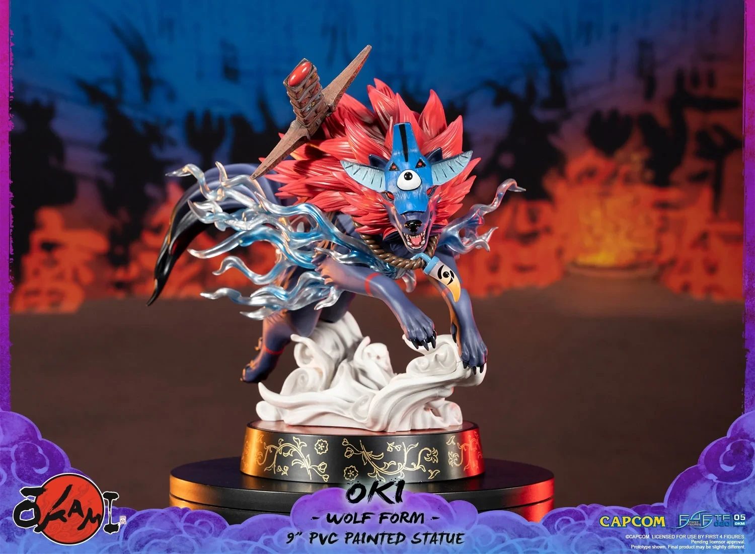 Okami – Oki (Wolf Form) PVC Statue (Standard Edition)