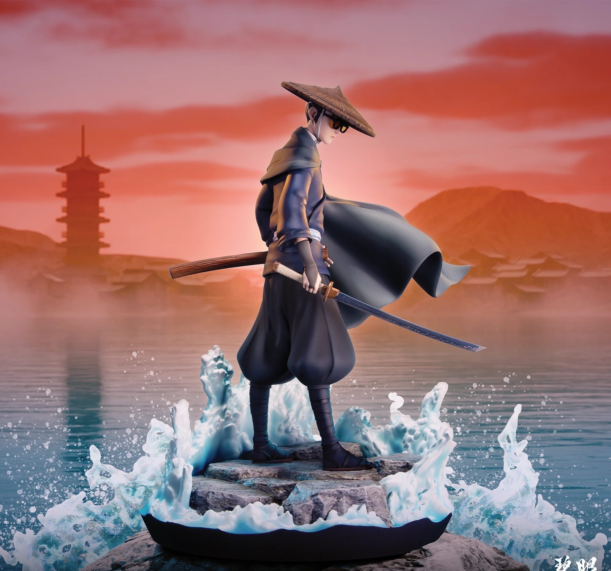 Blue Eye Samurai: Mizu Statue