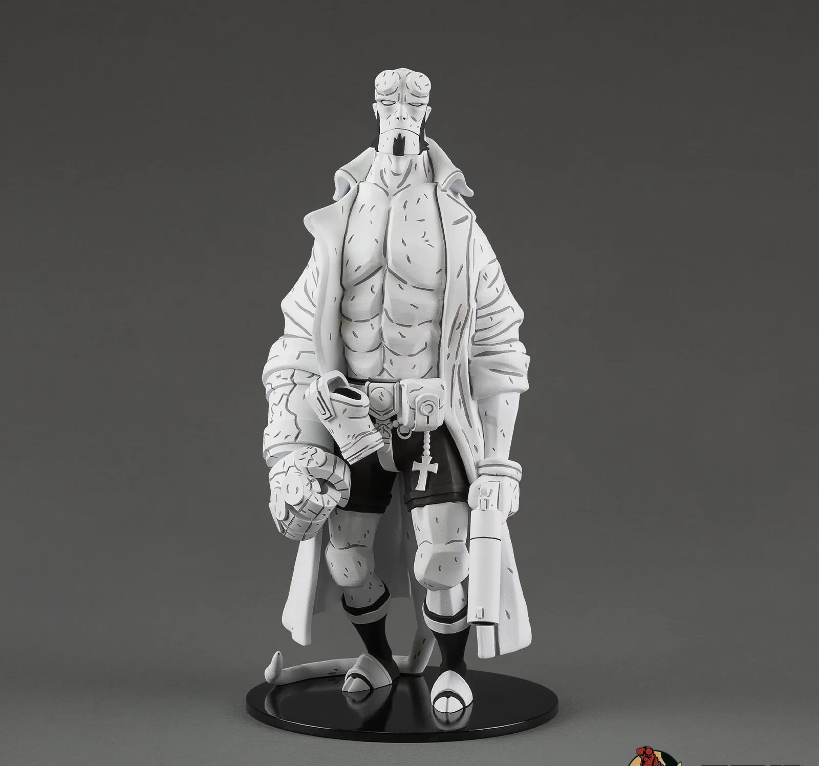 Hellboy 30th Anniversary Deluxe Vinyl Figure (Black and White Variant)