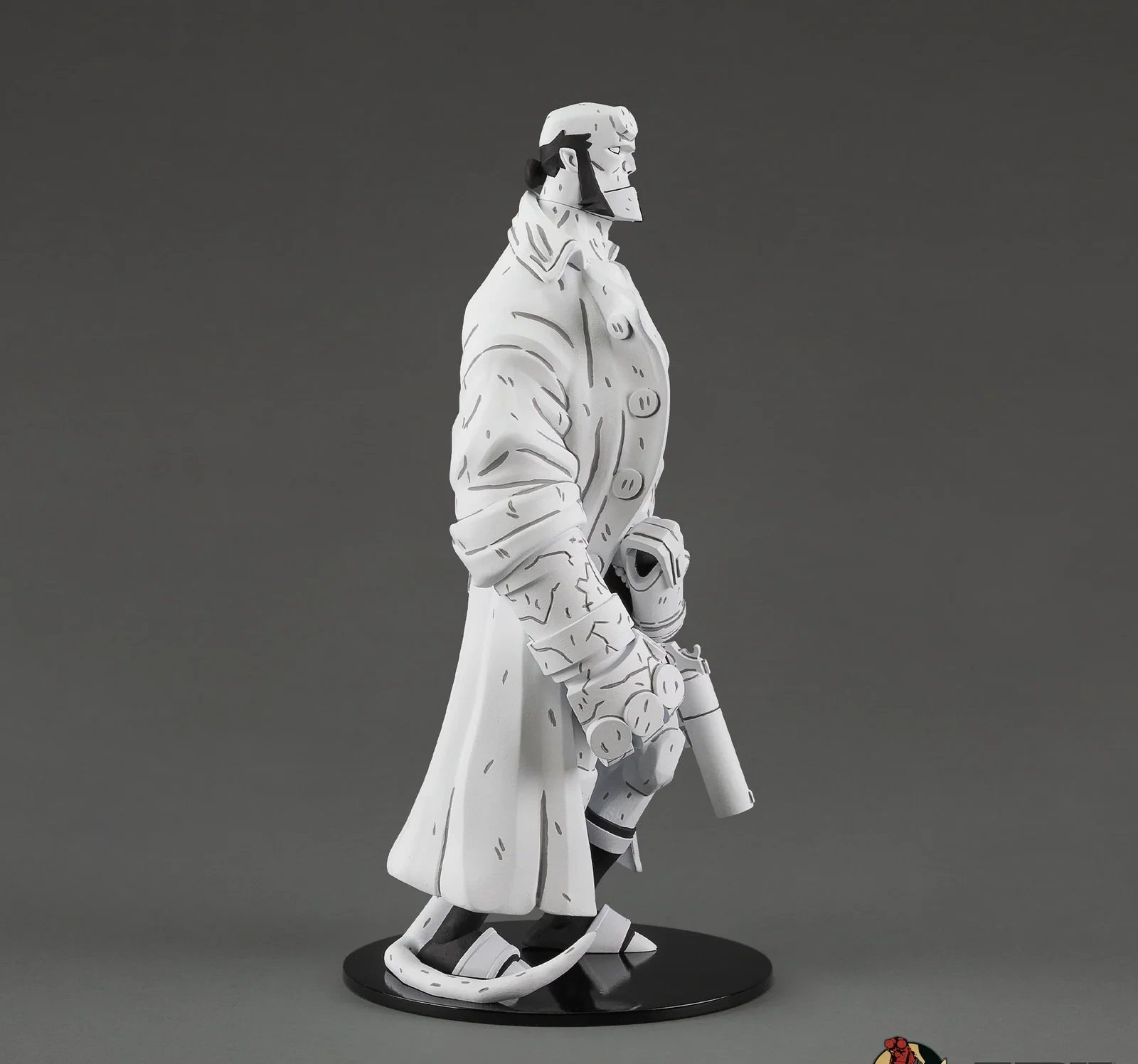 Hellboy 30th Anniversary Deluxe Vinyl Figure (Black and White Variant)