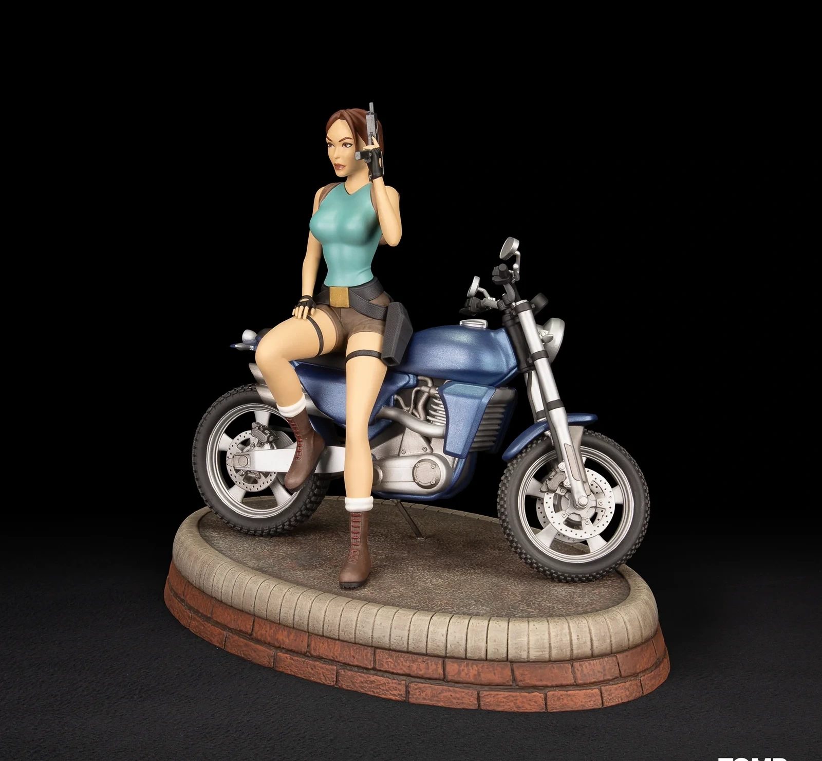 Tomb Raider: Lara Croft - Classic Motorbike Premium Statue
