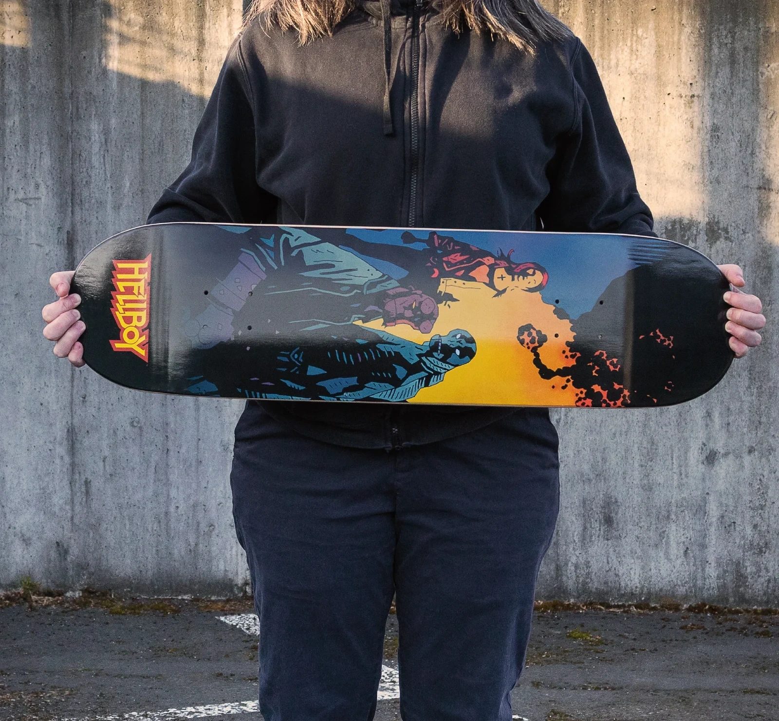 Hellboy Skate Deck: Hellboy, Liz, & Abe