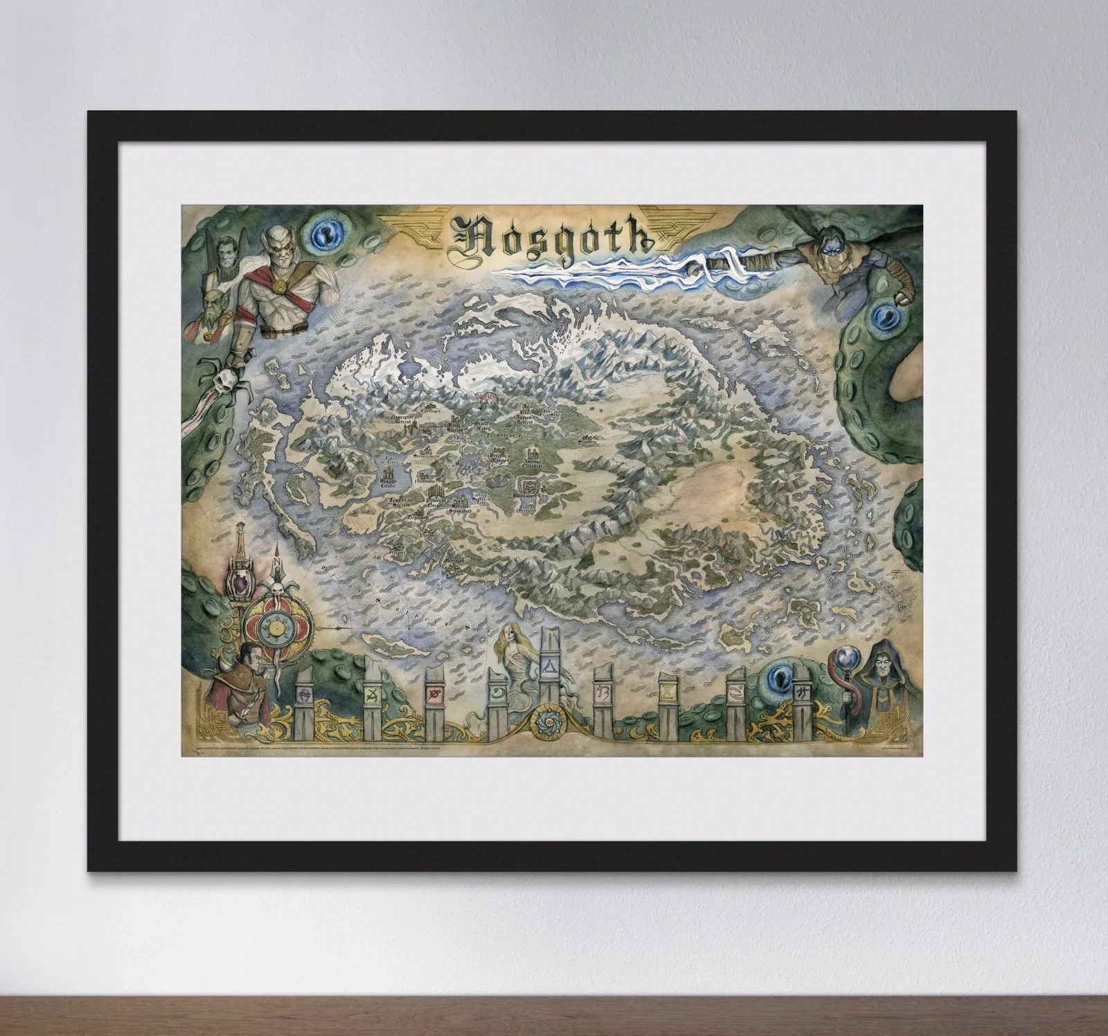 Legacy of Kain: Map of Nosgoth Fine Art Print