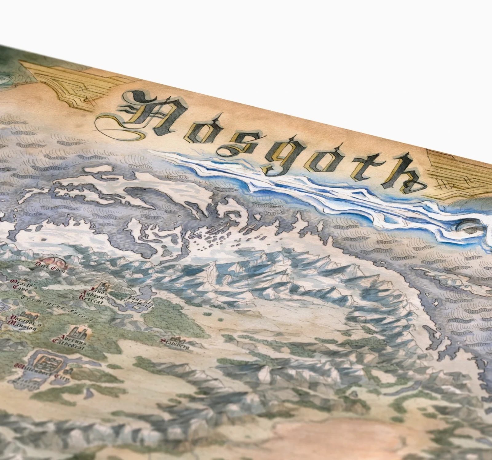 Legacy of Kain: Map of Nosgoth Fine Art Print