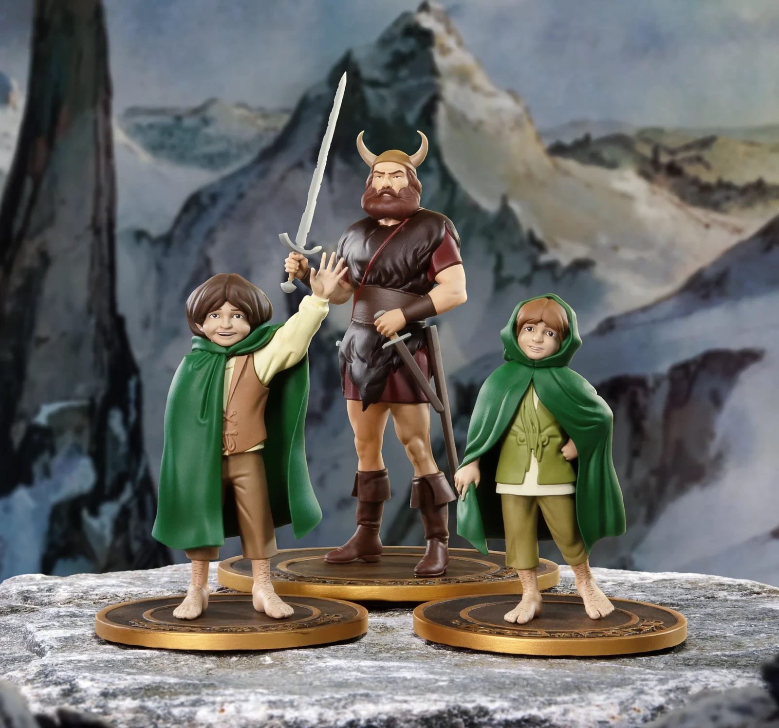 The Lord of the Rings Animated — Merry, Boromir & Pippin Set