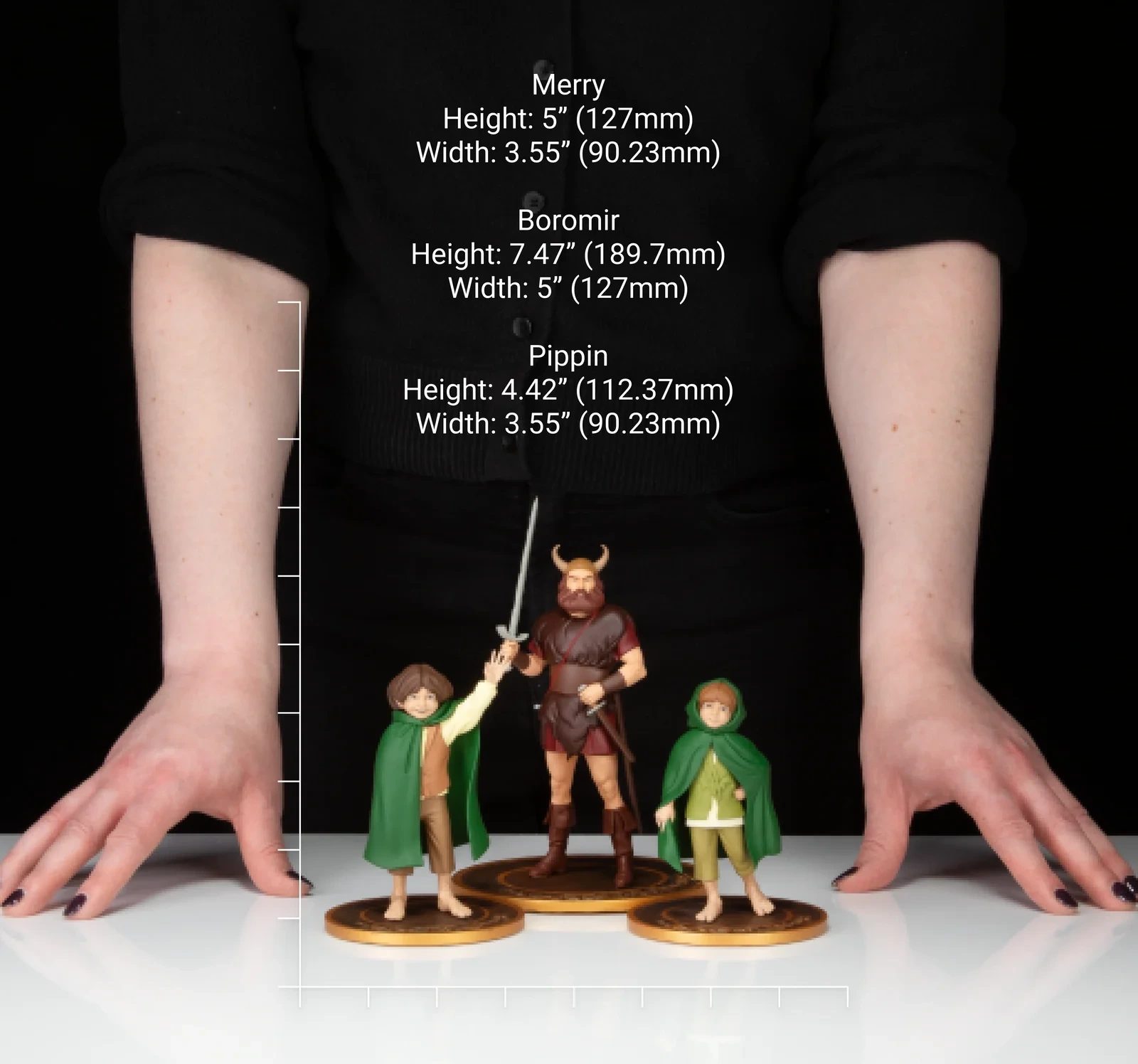 The Lord of the Rings Animated — Merry, Boromir & Pippin Set