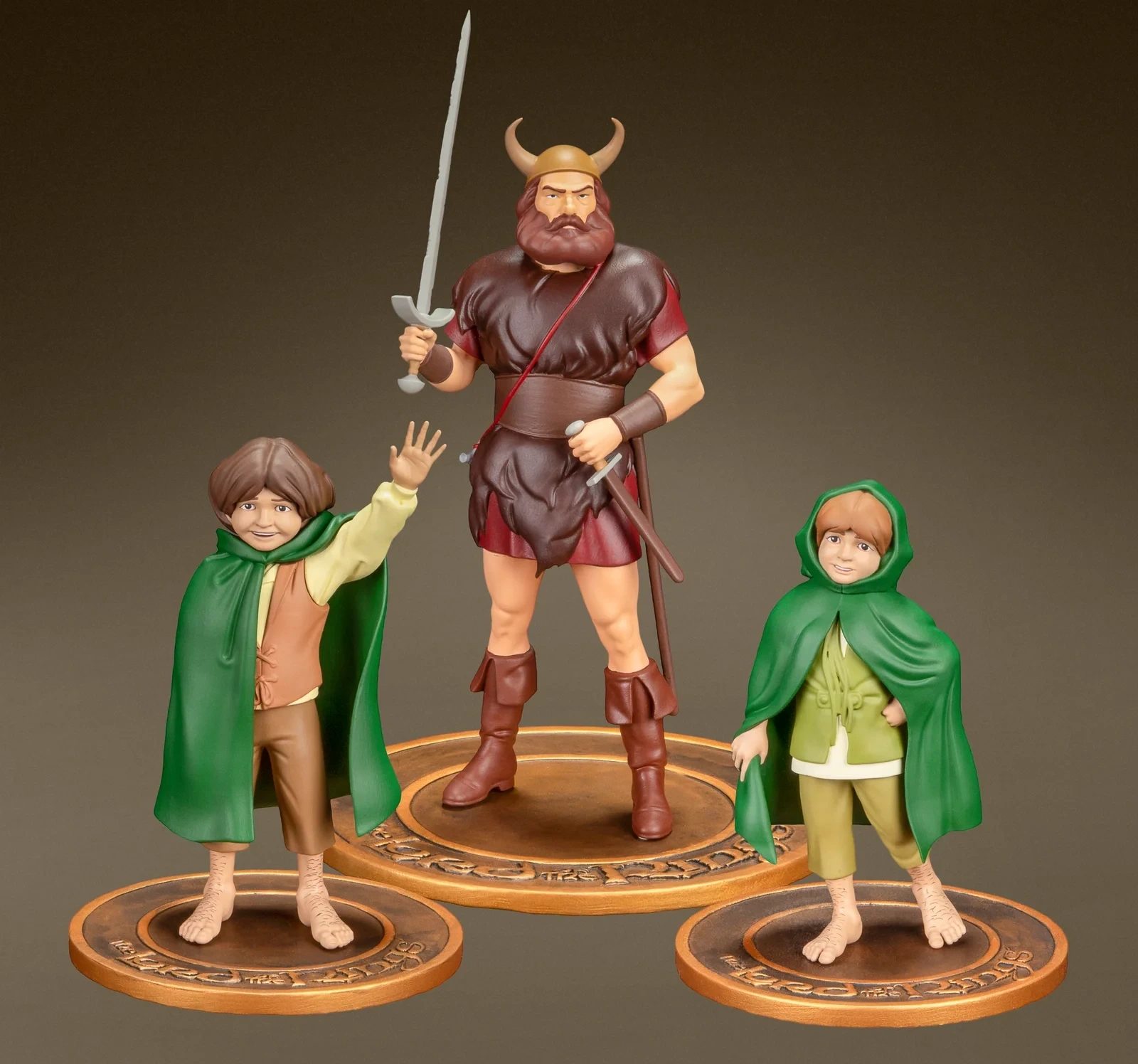 The Lord of the Rings Animated — Merry, Boromir & Pippin Set