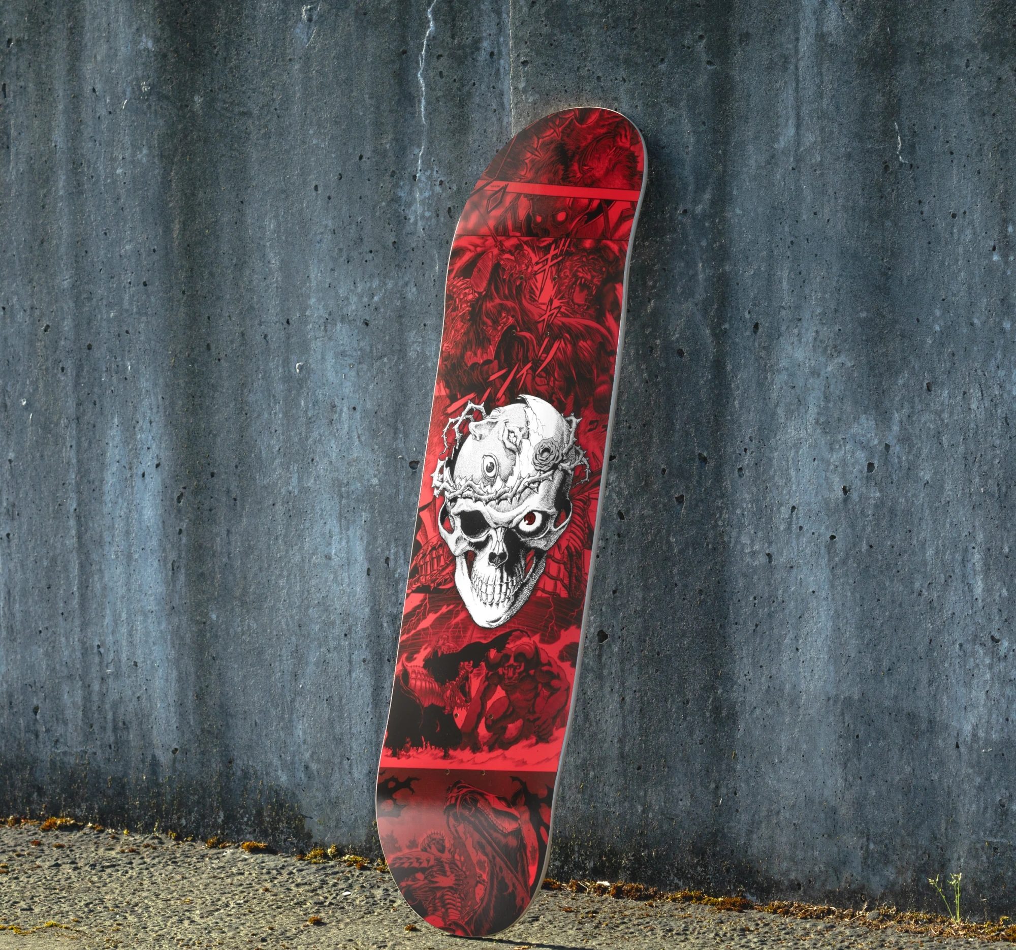 Berserk Skate Deck: Skull Knight Design — Standard
