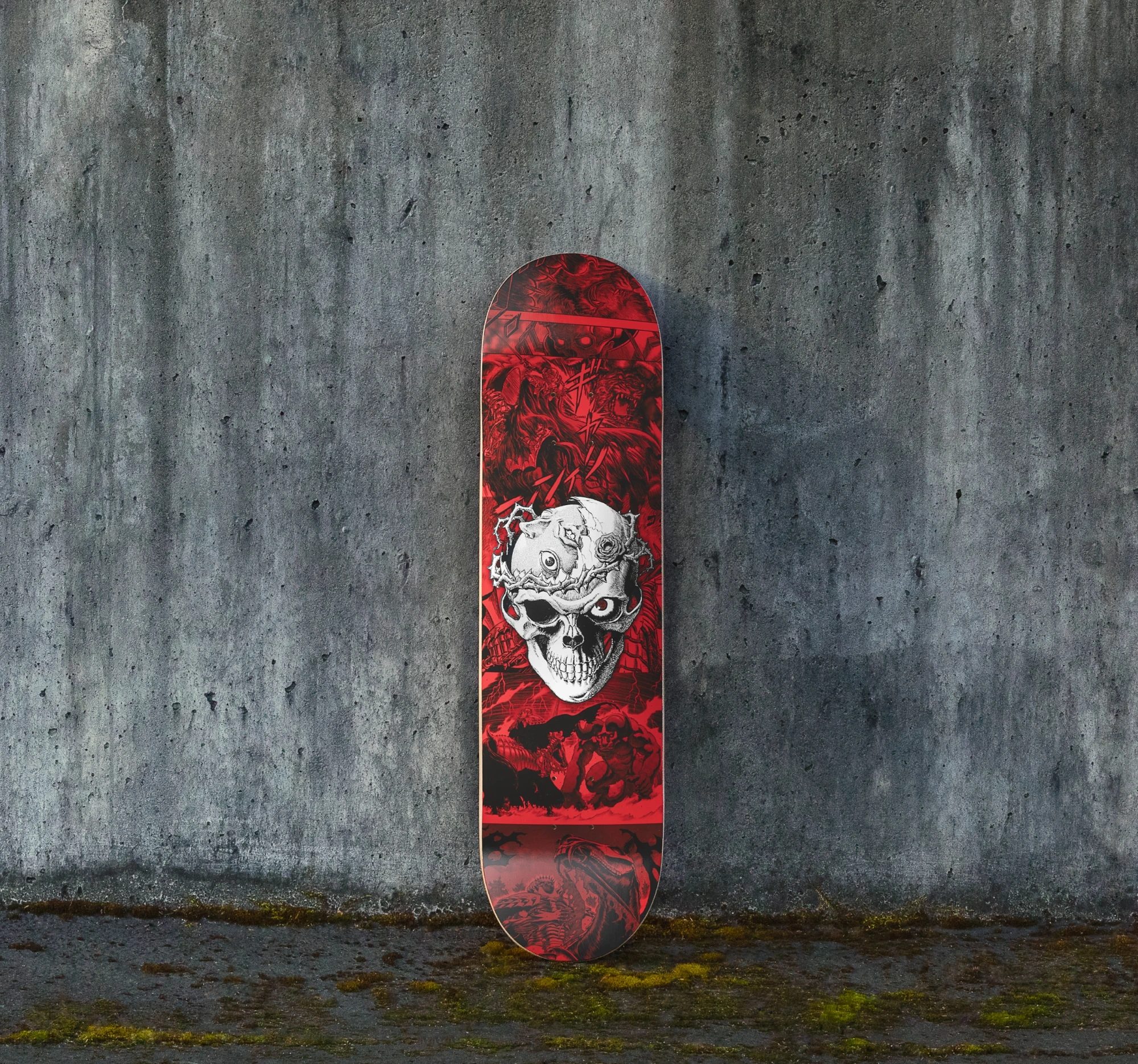 Berserk Skate Deck: Skull Knight Design — Standard