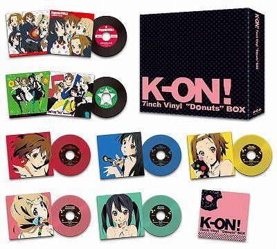 K-On! — 7inch Vinyl “Donuts” Box (7×7″) — фото 1