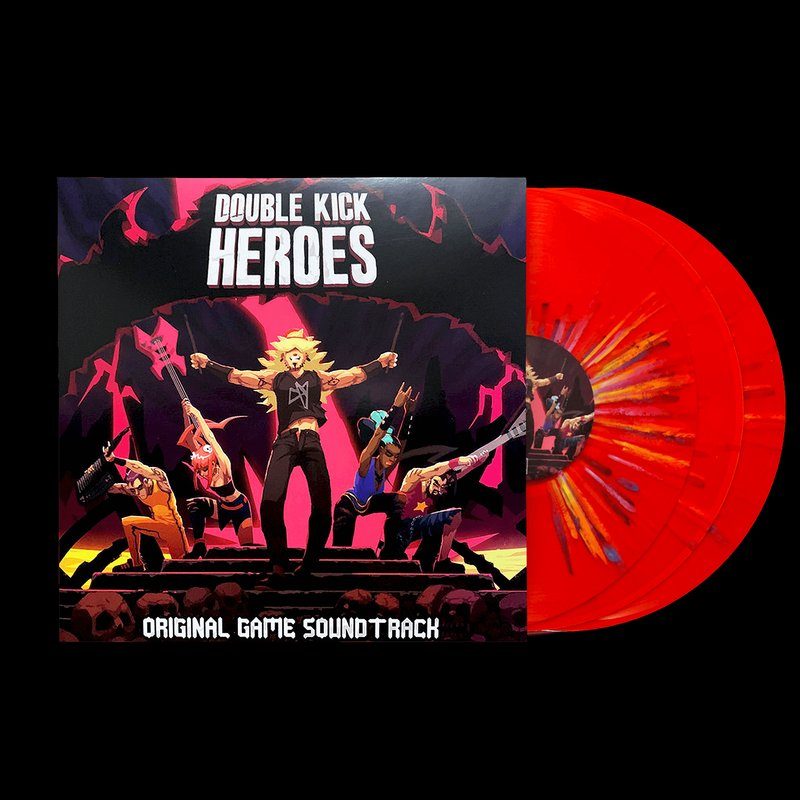 Виниловая пластинка Double Kick Heroes (Original Game Soundtrack) - elmobo (3xLP Vinyl Record) — обложка