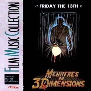 Виниловая пластинка Friday the 13th: Meurtres en 3 Dimensions — Original Soundtrack (LP) — Switzerland 1987 — фото 1