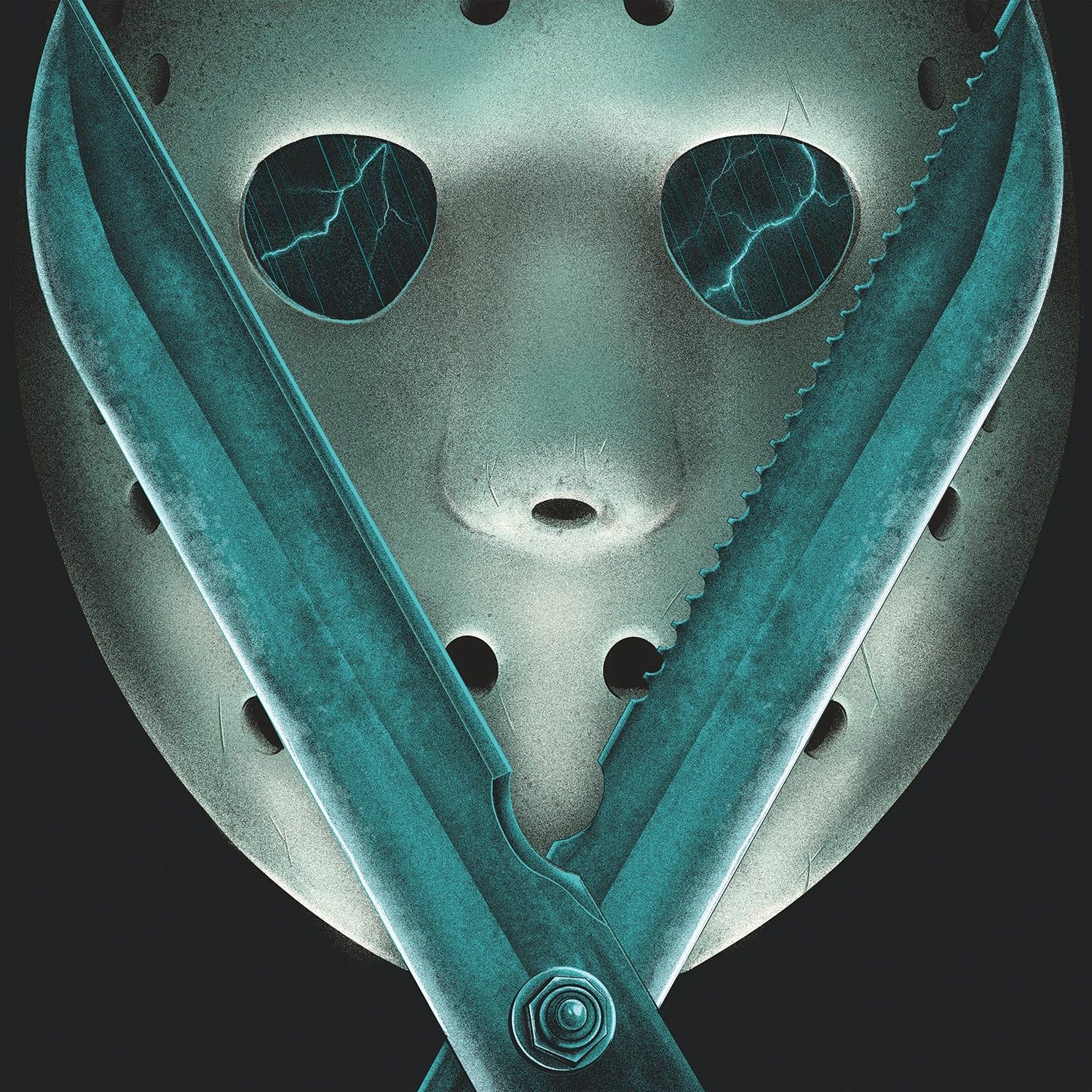 Обложка Friday the 13th Part V: A New Beginning — Original Soundtrack (2LP) — Impostor Jason Blue