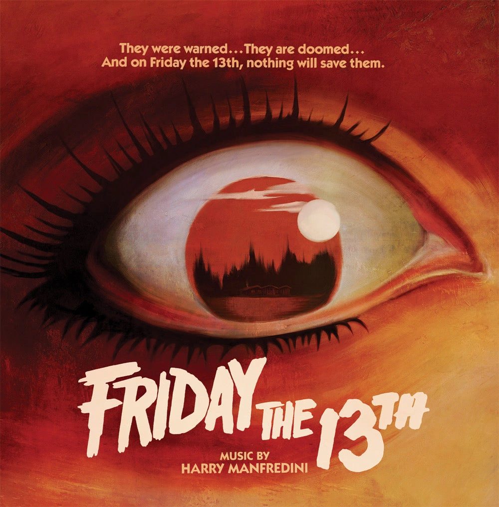 Обложка Friday the 13th — Original Motion Picture Score (LP) — Red / Green Splatter