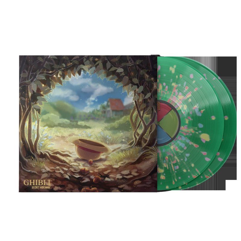 Виниловая пластинка Ghibli Secret Hideaway (Original Soundtrack) - Rozen (2xLP Vinyl Record) - Multi Splatter — обложка