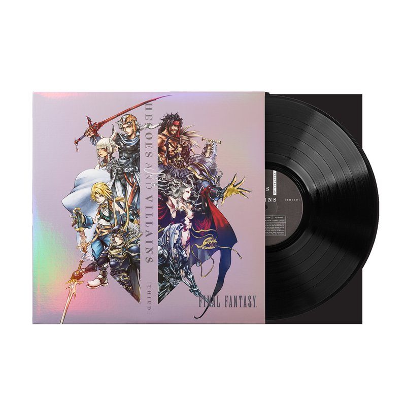 Виниловая пластинка Heroes and Villains - Select Tracks from the Final Fantasy Series - THIRD (1xLP Vinyl Record) — обложка