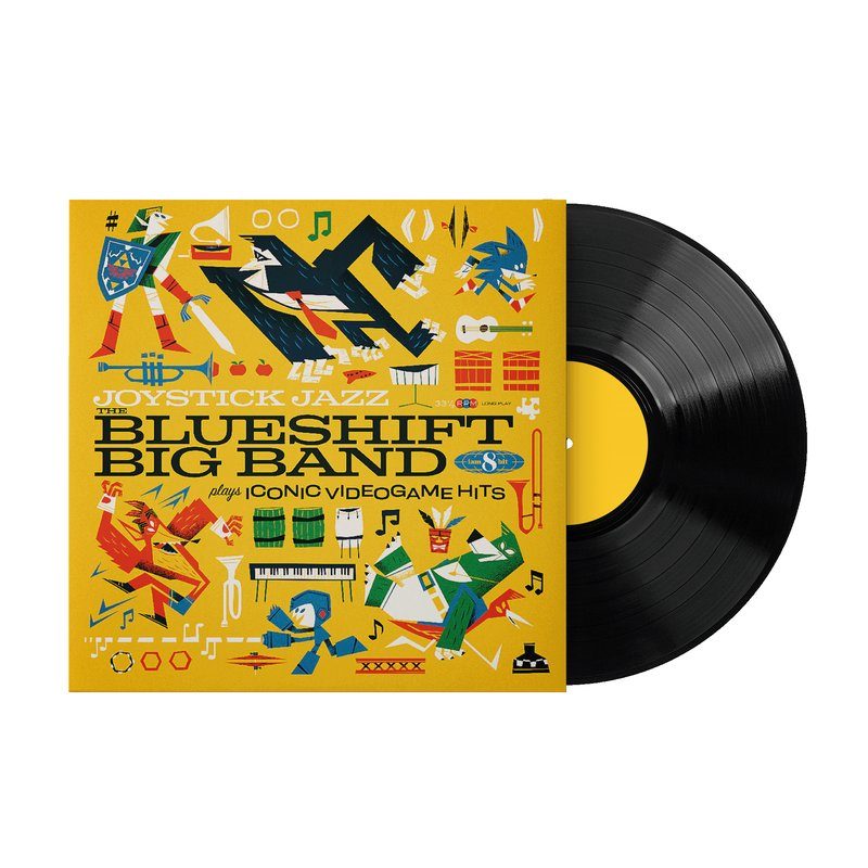 Виниловая пластинка Joystick Jazz: The Blueshift Big Band Plays Iconic Video Game Hits - The Blueshift Big Band (1xLP Vinyl Record) — обложка