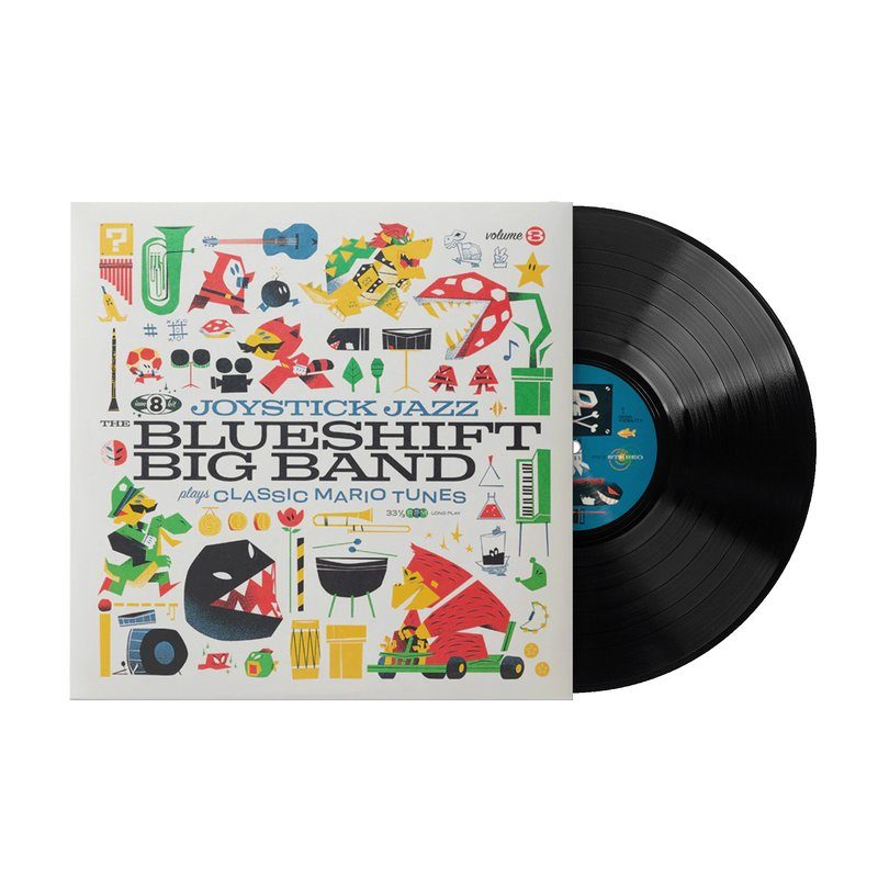 Виниловая пластинка Joystick Jazz: The Blueshift Big Band Plays Iconic Video Game Hits, Vol. 3 (1xLP Vinyl Record) — обложка