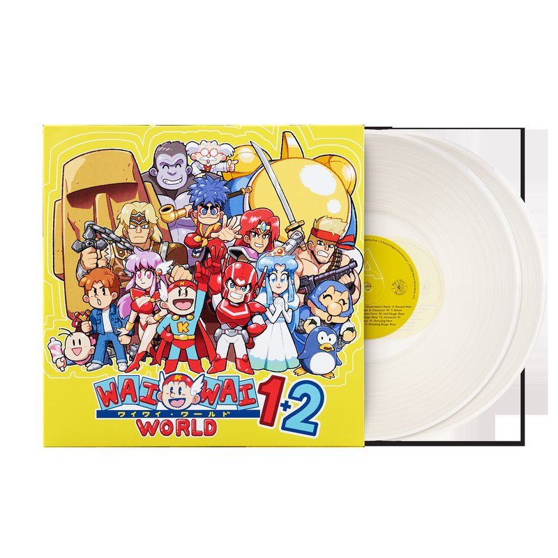 Виниловая пластинка Konami Wai Wai World 1+2 (Original Game Soundtracks) (2xLP Vinyl Record) — обложка