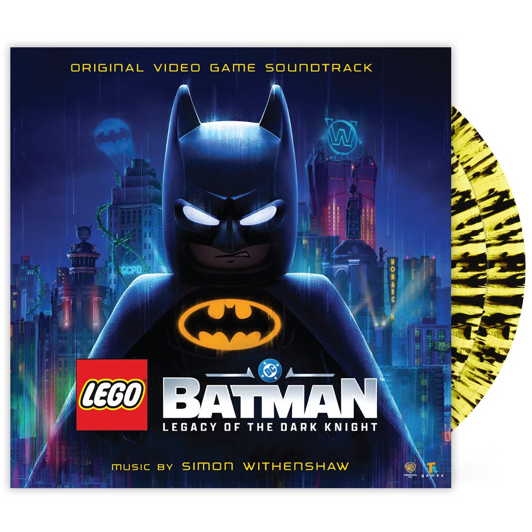 Виниловая пластинка LEGO Batman: Legacy of the Dark Knight 2LP — Bat Signal Splatter — фото 1