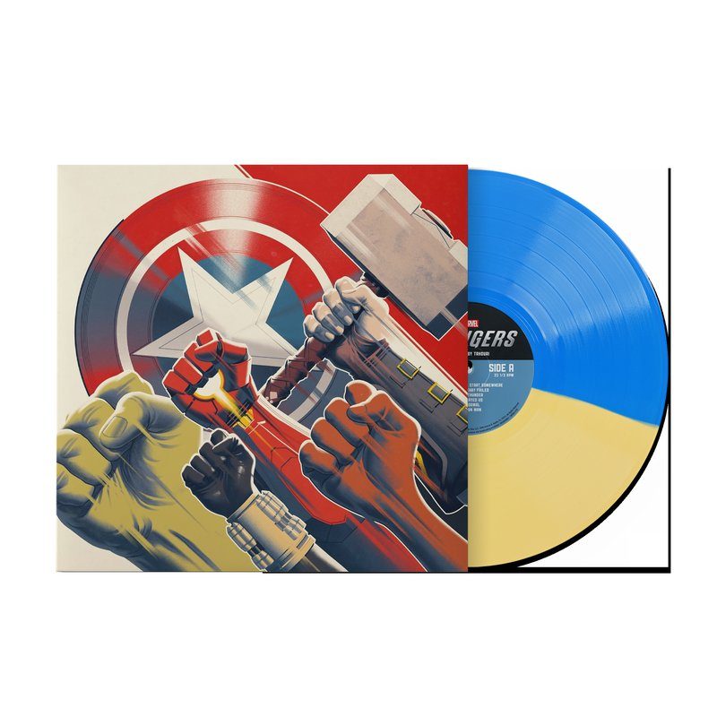 Виниловая пластинка Marvel's Avengers (Original Video Game Soundtrack) - Phantom City Creative (1xLP Vinyl Record) — обложка