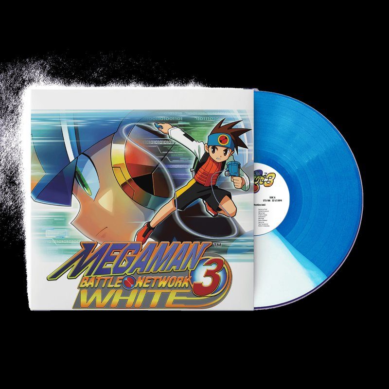 Виниловая пластинка Mega Man Battle Network 3 (Original Video Game Soundtrack) - Yoshino Aoki (1xLP Vinyl Record) [White Variant] — обложка