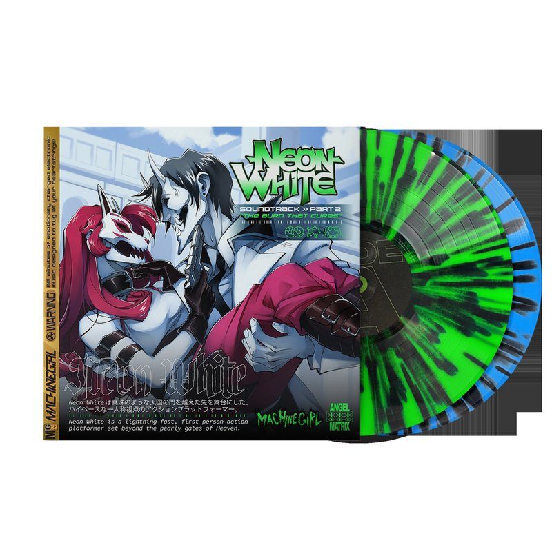 Виниловая пластинка Neon White Soundtrack Part 2 "The Burn That Cures" - Machine Girl (2xLP Vinyl Record) — обложка