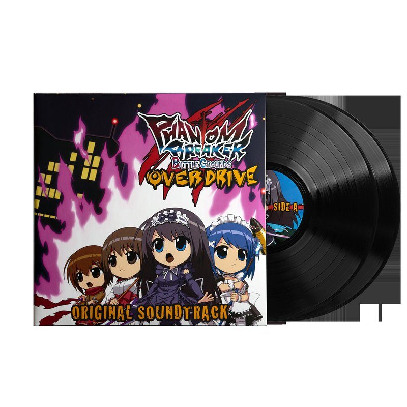 Виниловая пластинка Phantom Breaker: Battle Grounds Overdrive (Original Soundtrack) - Takeshi Abo (2xLP Vinyl Record) — обложка