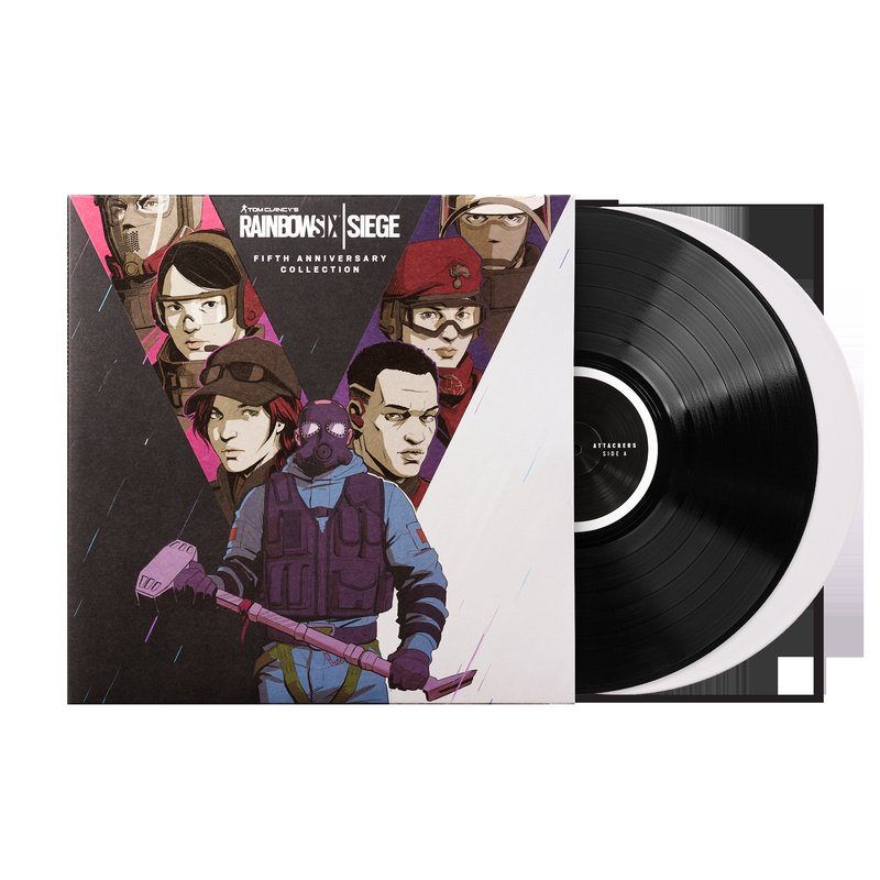 Виниловая пластинка Tom Clancy's Rainbow Six Siege: Fifth Anniversary Collection - Various Artists (2xLP Vinyl Record) — обложка