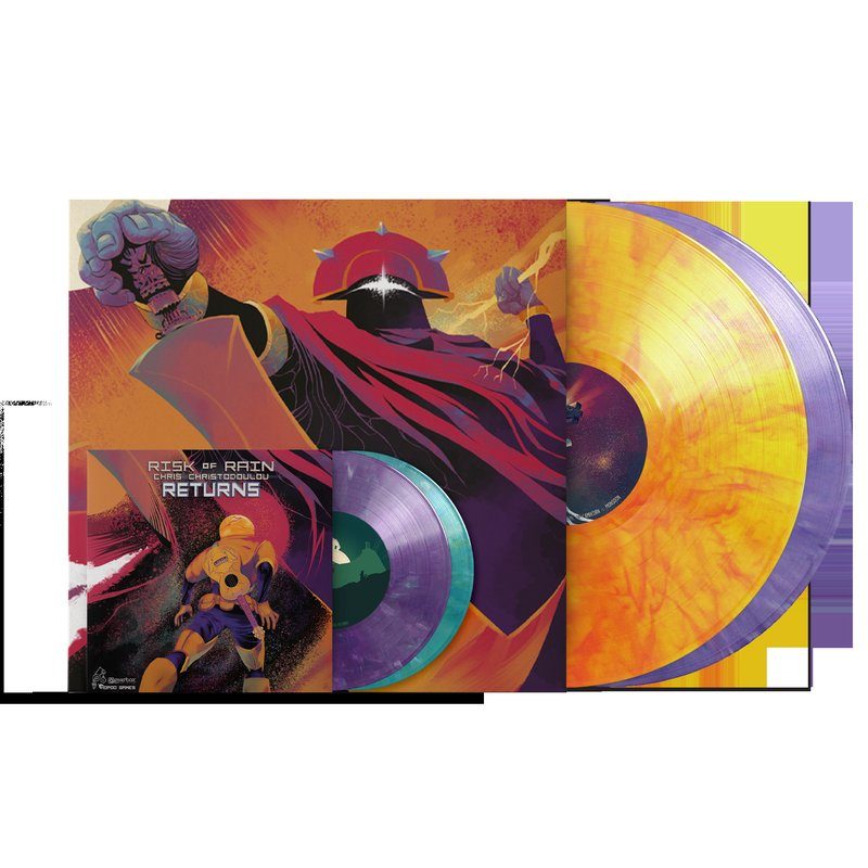 Виниловая пластинка Risk of Rain Returns (Original Game Soundtrack) - Chris Christodoulou (2xLP and 2x7” EP Vinyl Record) — обложка