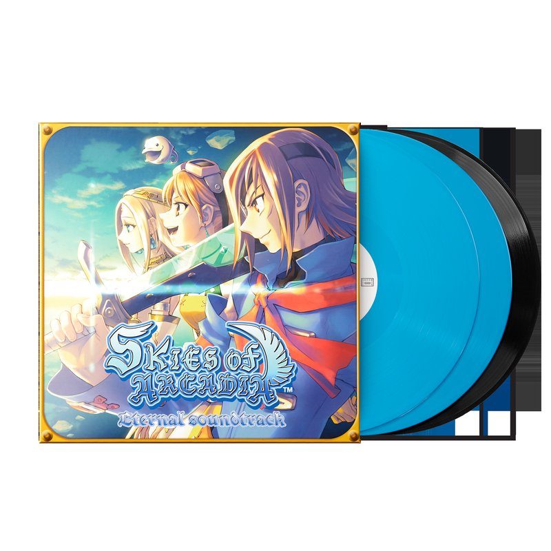 Виниловая пластинка Skies of Arcadia Eternal Soundtrack - Yutaka Minobe & Tatsuyuki Maeda (3xLP Vinyl Record) — обложка