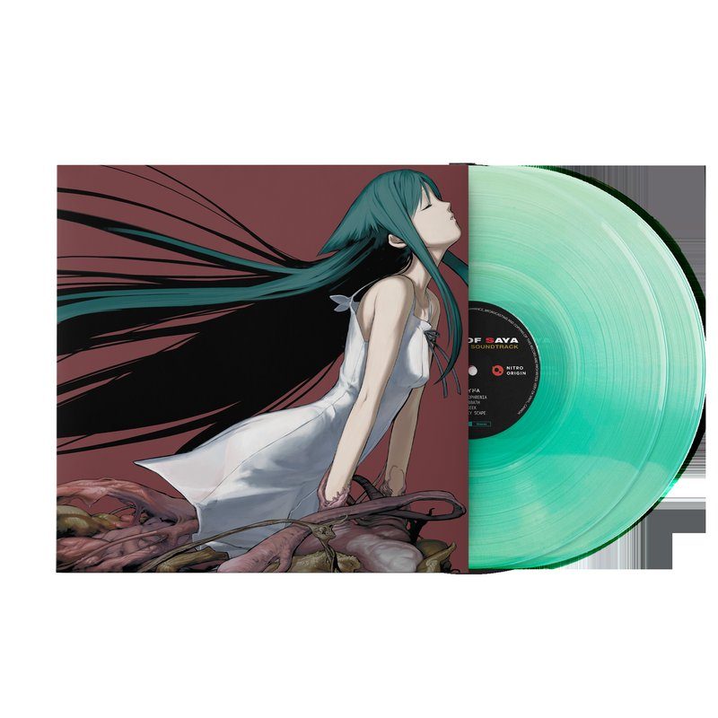 Виниловая пластинка Song of Saya Original Soundtrack (2xLP Transparent "Saya's Wings" Green Vinyl Record) — обложка