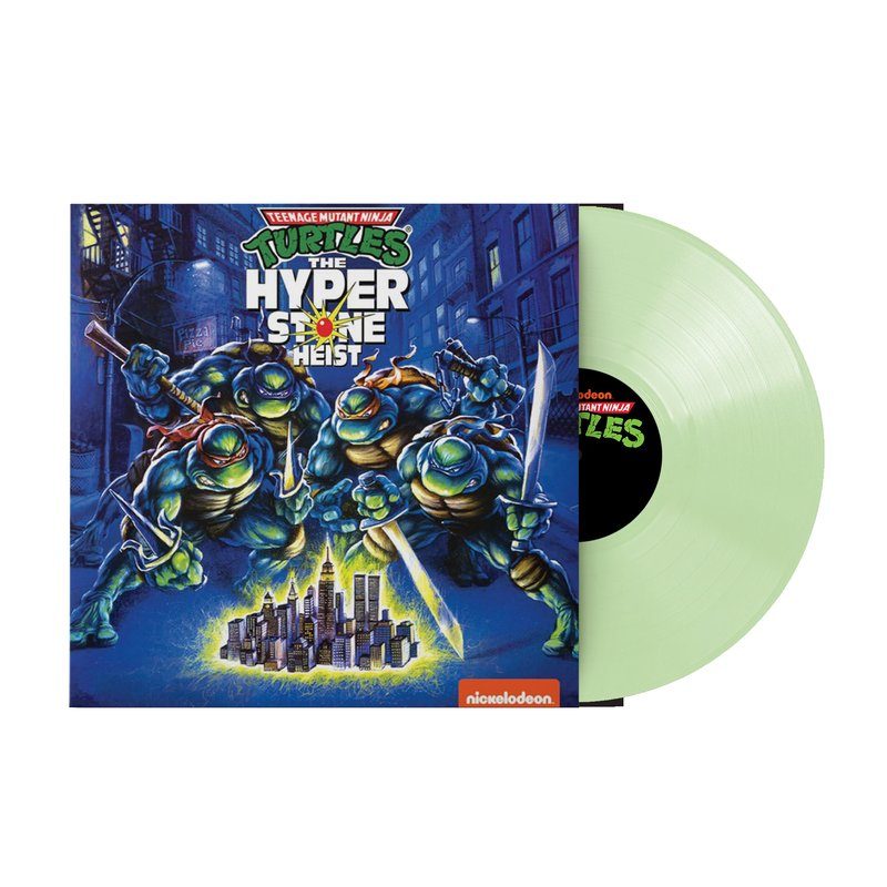 Виниловая пластинка Teenage Mutant Ninja Turtles: Hyperstone Heist (1xLP Vinyl Record) - Glow in the Dark Variant — обложка