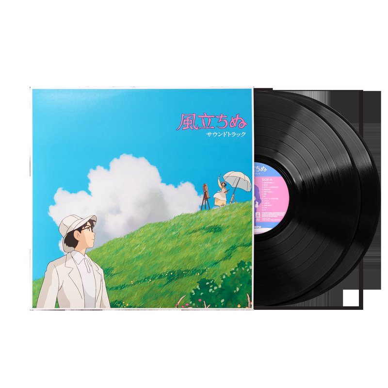 Виниловая пластинка The Wind Rises: Soundtrack - Joe Hisaishi (2xLP Vinyl Record) — обложка