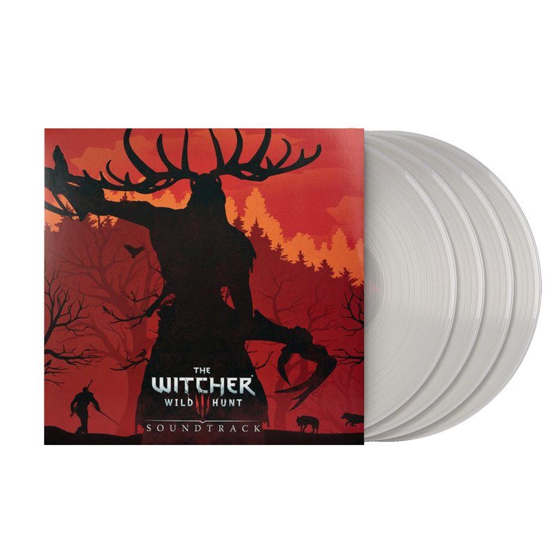 Виниловая пластинка The Witcher 3: Wild Hunt Complete Edition (Original Game Soundtrack) - (4xLP Vinyl Record - Clear Variant) — обложка