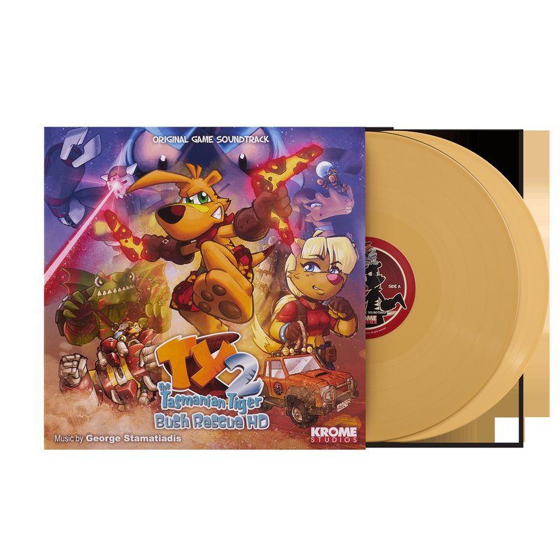 Виниловая пластинка Ty the Tasmanian Tiger 2: Bush Rescue (Original Game Soundtrack) - George Stamatiadis (1xLP Vinyl Record) — обложка