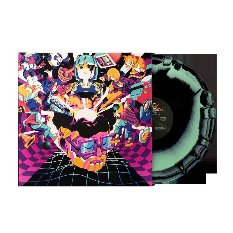 Виниловая пластинка YIIK: A Postmodern RPG (Original Soundtrack) - (LRG Exclusive Green 1xLP Vinyl Record) — обложка