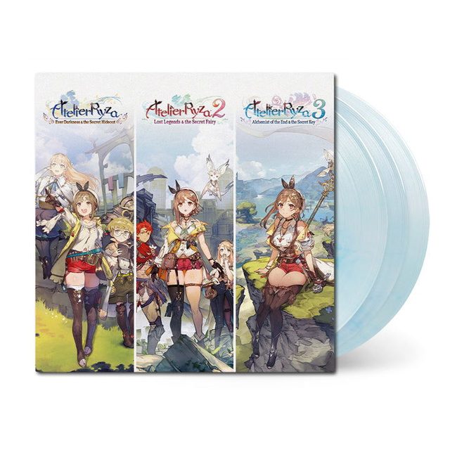 Виниловая пластинка Atelier Ryza Original Soundtrack Trilogy [Box Set] (Clear Blue Marbled Vinyl) — обложка