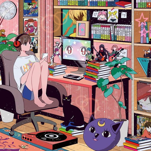 Виниловая пластинка Lo-fi Anime [Limited Edition] — обложка
