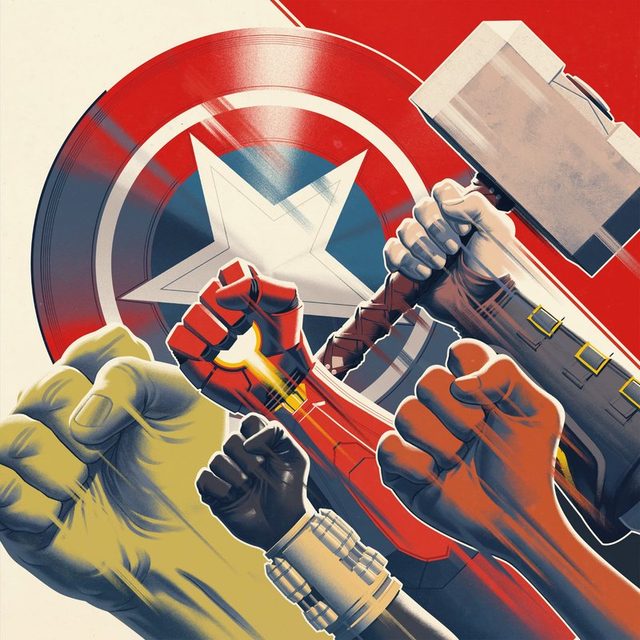 Виниловая пластинка Marvel's Avengers - Original Video Game Soundtrack — обложка