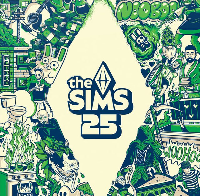 Виниловая пластинка The Sims 25th Soundtrack (2xLP Vinyl Record) — обложка