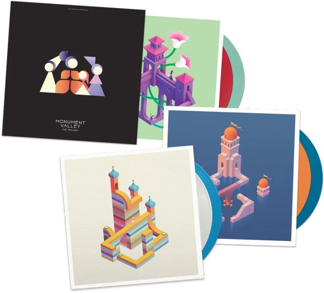 Виниловая пластинка Monument Valley: The Trilogy Vinyl Soundtrack Bundle — обложка