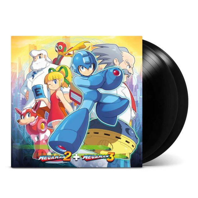 Виниловая пластинка Mega Man 2 & 3 (Deluxe Double Vinyl) — обложка