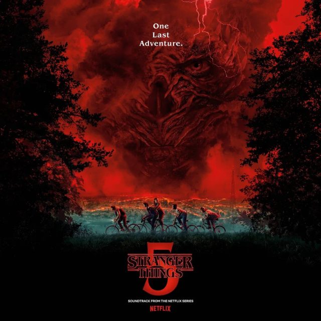 Виниловая пластинка Stranger Things 5 (Soundtrack from the Netflix Series) — обложка