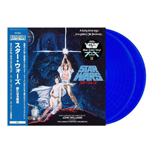 Виниловая пластинка Star Wars: A New Hope Original Soundtrack [Limited Edition] (Blue Color Vinyl) — обложка