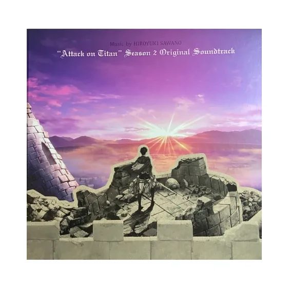 Виниловая пластинка Attack on Titan Season 2 (Original Soundtrack) — Deluxe 5×LP Box — Hiroyuki Sawano — обложка