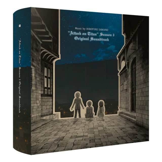 Виниловая пластинка Attack on Titan Season 3 (Original Soundtrack) — Deluxe 4×LP Box — Hiroyuki Sawano — обложка