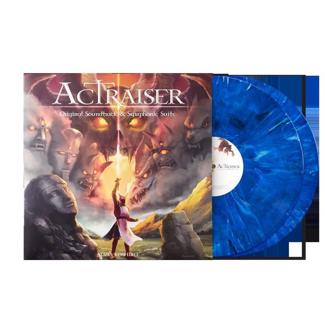 Виниловая пластинка ActRaiser (Original Soundtrack & Symphonic Suite) - New Japan BGM Philharmonic Orchestra (2xLP Vinyl Record) — обложка